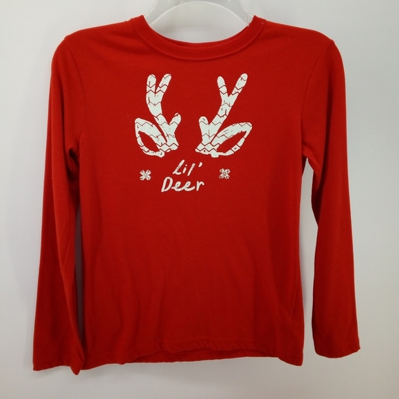 Wondershop Set Lil Deer Red Snug Pajamas Sleepwear 100% Cotton 10 - Picture 2 of 11